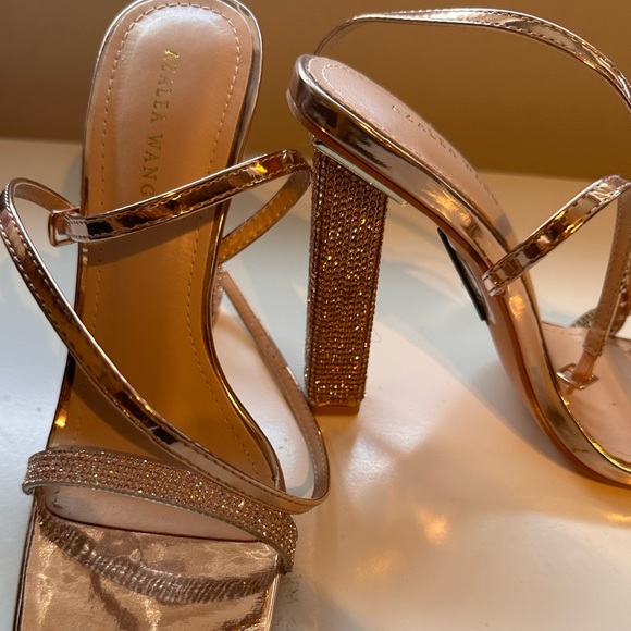 azalea wang jaime rose gold heels - Picture 9 of 11